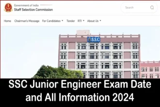 ssc je exam date and all information 2024