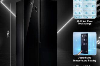 godrej 564l multi air flow side by side refrigerator